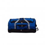 Rockland Luggage 40 Drop Bottom Rolling Duffel Bag Navy