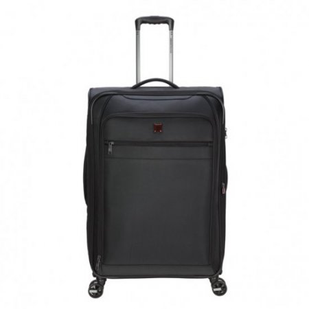 Swiss Tech 24" Softside Checked Luggage, Black