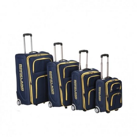 Rockland Luggage Varsity 4-Piece Softside Expandable Luggage Set F120