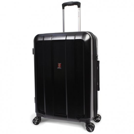 SwissTech Navigation 25\" Hardside Checked Luggage, 25\"H x 17.5\"W x 10\"D