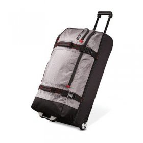 American Tourister 30" Aeropack Wheeled Duffel BagCharcoal/Red