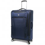 Protege Ashfield 29" Checked 8-Wheel Spinner Luggage Navy