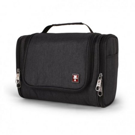 SwissTech Dopp Kit, Black 11.5"x 5.5"x 8.0"