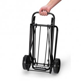 Protege Folding Luggage Cart, Black, 39" x 13" (15" Platform), 3lbs Empty, 75lbs Capacity