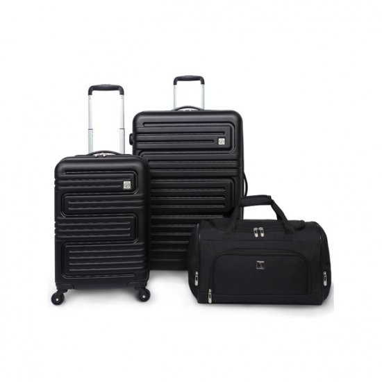 Protege 3 Piece Hard Side Luggage Set, Includes Check and Carry On Size