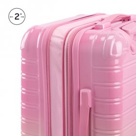 iFLY Hardside Fibertech Carry-on Luggage 20", Strawberry Lemonade