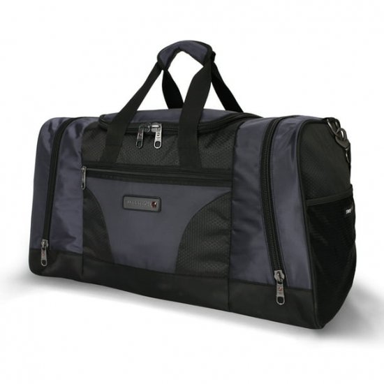 SwissTech Urban Trek 22\" Navy Travel Luggage Duffel 11.75x22x9.88\"