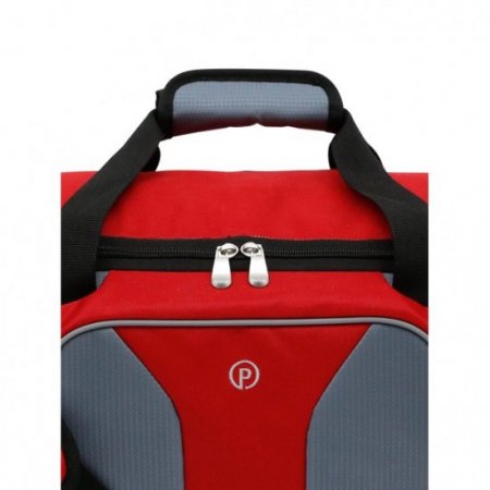 Protege 22" Sport And Travel Duffel Bag W/ Shoulder Strap, Red