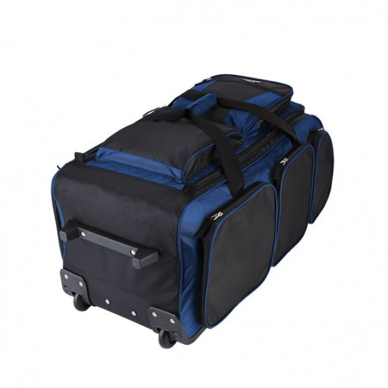 Travelers Club 30 Rolling Multi-pocket Upright DuffelBlue