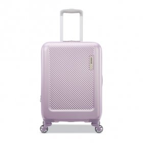 American Tourister Ikon 20" Hardside Spinner Luggage, Purple