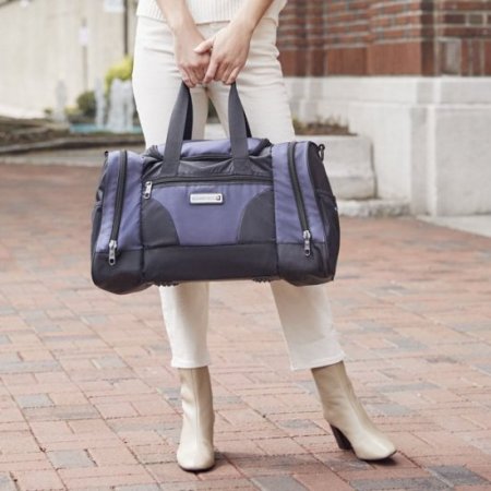 SwissTech Urban Trek 22" Navy Travel Luggage Duffel 11.75x22x9.88"