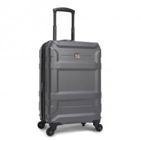 Protege 20 inch 4-wheel Hard Side Spinner Luggage Keystone Gray