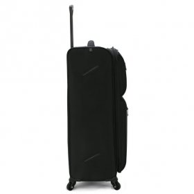 Protege Trulite 20" Lightweight Carry On Luggage Black, 23" x 9" x 14.25", 4.7lbs