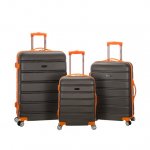 Rockland Luggage Melbourne 3 Piece Hardside Luggage Set, F160