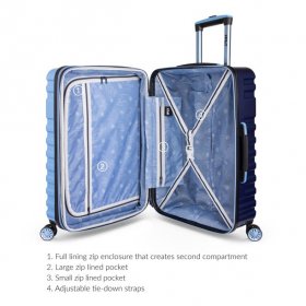 iFLY Hardside Spectre Versus Carry-On Lugagge, 20", Blue/Navy