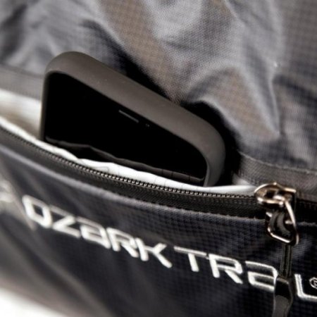 Ozark Trail Unisex 45L Packable All-Weather Duffel Bag for Travel Solid Black