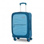 American Tourister Cascade Softside 20" Carry-on Spinner Luggage, Pacific Blue