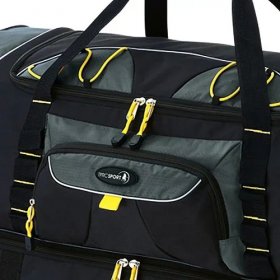 Travelers Club Jumbo 36" 2-section rolling duffel with blade wheels