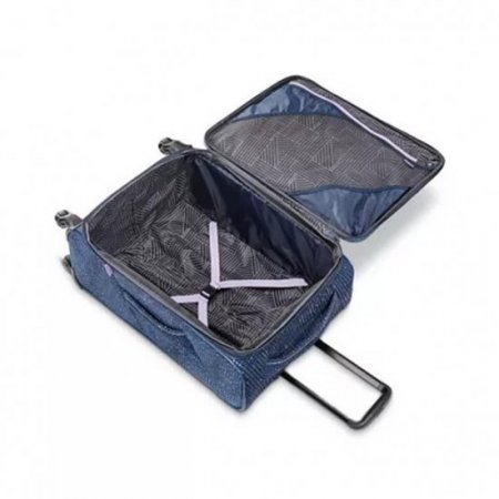 American Tourister NAVY PRINT Tribute DLX 24" Softside Check-in Spinner