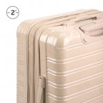 iFLY Fibertech Hardside Checked Luggage 24", Champagne