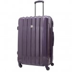 Protege 28" Briarleigh Rolling Upright Checked Luggage Purple