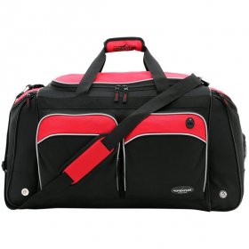 Travelers Club Traveler's Club Adventurer 28-inch Multi-Pocket Duffle Bag Red