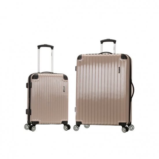 Rockland Luggage Santorini 2-Piece Expandable Hardside Polycarbonate Spinner Set F235