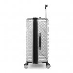 iFLY Hardside Spectre Versus Clear Carry-On Lugagge, 20", Silver