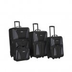 Rockland Luggage Journey 4 Piece Softside Expandable Luggage Set F32