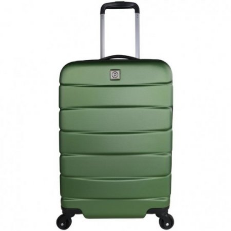 Protege 3 Piece ABS Hard Side Luggage Travel Set Green, Includes 28-inch Check Bag, 20-inch Carry-on, and Matching Duffel