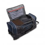 SwissTech Wanderer 30 Rolling Drop Bottom Travel Duffel Bag Blue