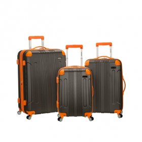 Rockland Luggage Sonic 3 Piece Hardside Spinner Luggage Set, F190