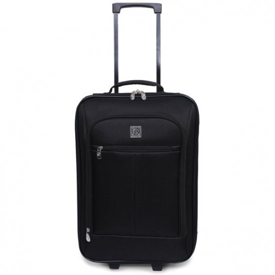 Protege Pilot Case 18\" Softside Carry-on Luggage, Black