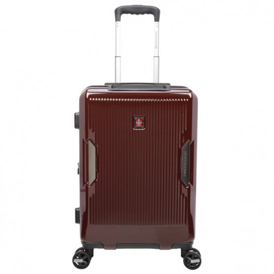 Swiss Tech 21\"Hardside Luggage, Maroon