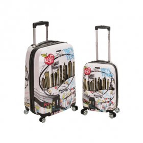 Rockland Traveler 2 Piece Hardside Luggage Set