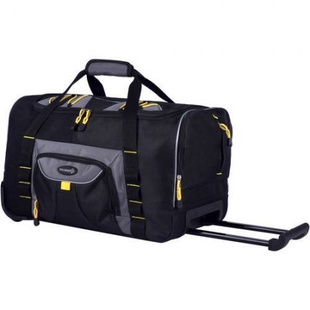 TPRC 21 Rolling Duffel Carry-On, Black