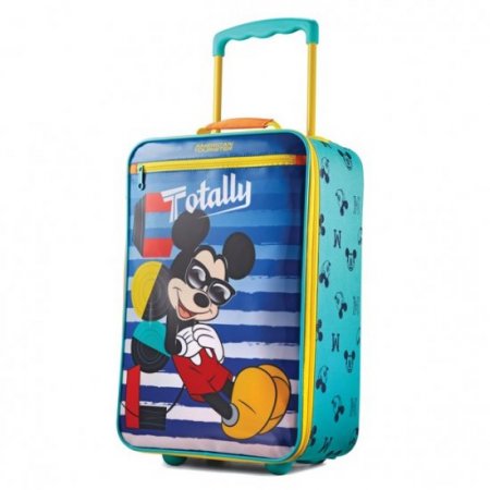 American Tourister Disney Mickey Mouse Totally Cool 18Softside Kids Carry-on Luggage