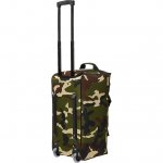 Rockland Rolling Duffel Bag, Camouflage, 22-Inch ( Pack of 2 )