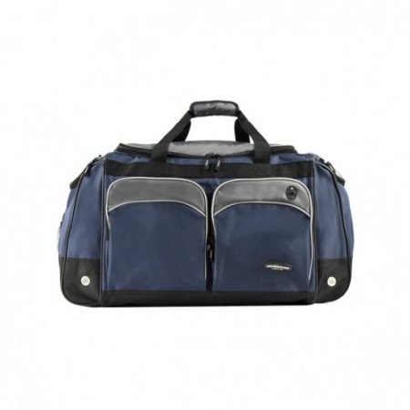 Travelers Club 28" Jumbo Multi-Pocket Sport and Travel Duffel, Blue