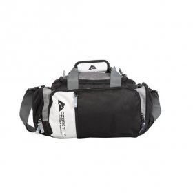 Ozark Trail Gear Duffel Bag with Padded Handle, Solid Black and Silver