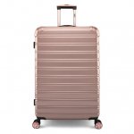 iFLY Hard Sided Fibertech 28" Checked Luggage, Rose Gold Luggage