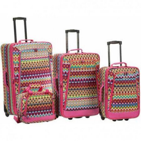 Rockland Luggage 4 Piece Escape Softside Luggage Set