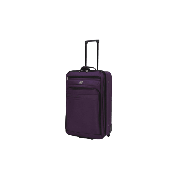 Protege 3 Piece Luggage Travel Set including Suitcase, Duffel Bag, and Boarding TotePurple