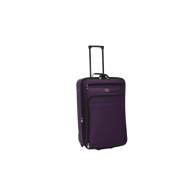 Protege 3 Piece Luggage Travel Set including Suitcase, Duffel Bag, and Boarding TotePurple