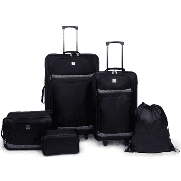 Protege 5 Piece 2-Wheel Luggage Set, Check and Carry On Size