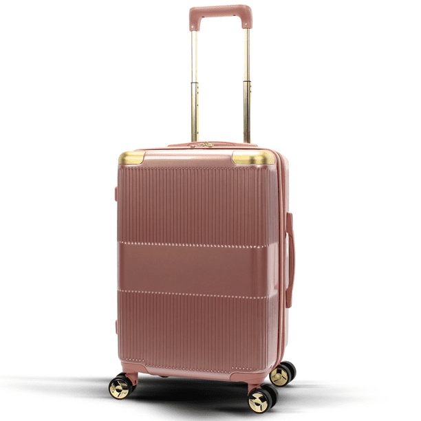 Protege x L\'Oreal Paris Lash Paradise 22\" Carry-on Luggage Set, Blush Pink