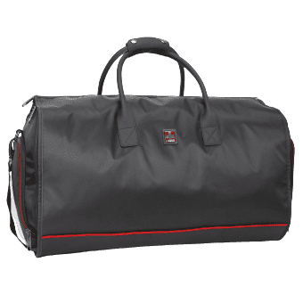 Swiss Tech 2 in 1 Travel Duffel Weekender, Solid Black